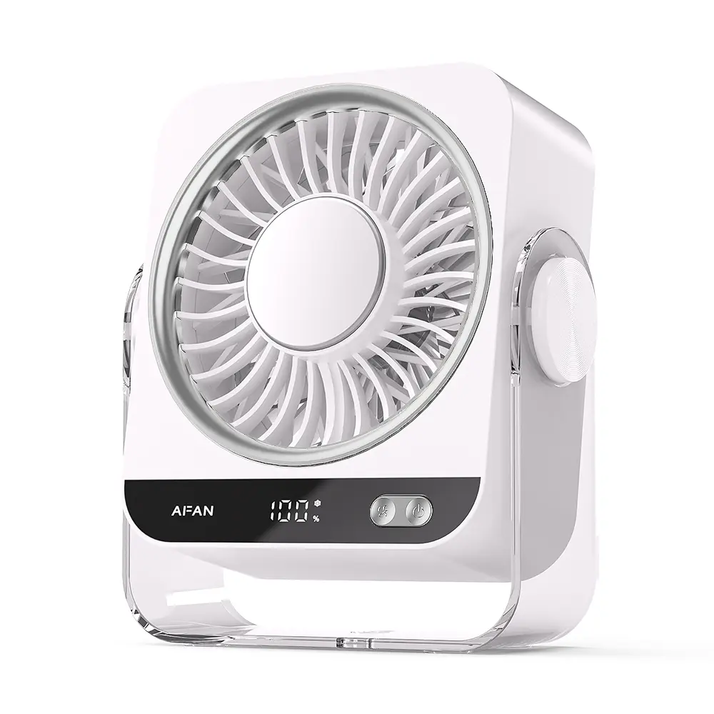 Quiet Desk Cooling Fan with Digital Display