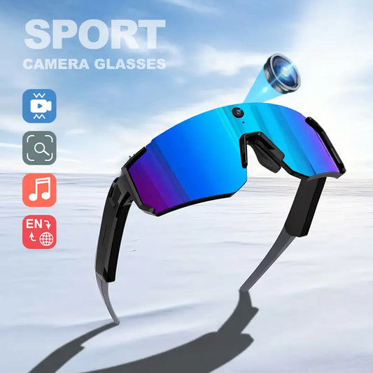 Smart Camera Glasses – 2K Video, Bluetooth Audio & AI Assistant