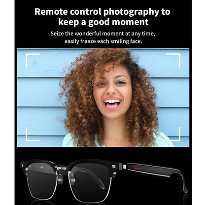 E13 Smart Glasses UV Protection Anti-Blue Light , Bluetooth Compatible for Men & Women , Multifunctional Wireless Glass fathersdaygift